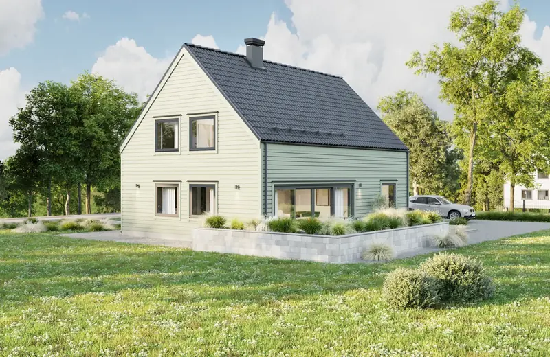 1½-planshus Idre 154, exteriör, bild 2