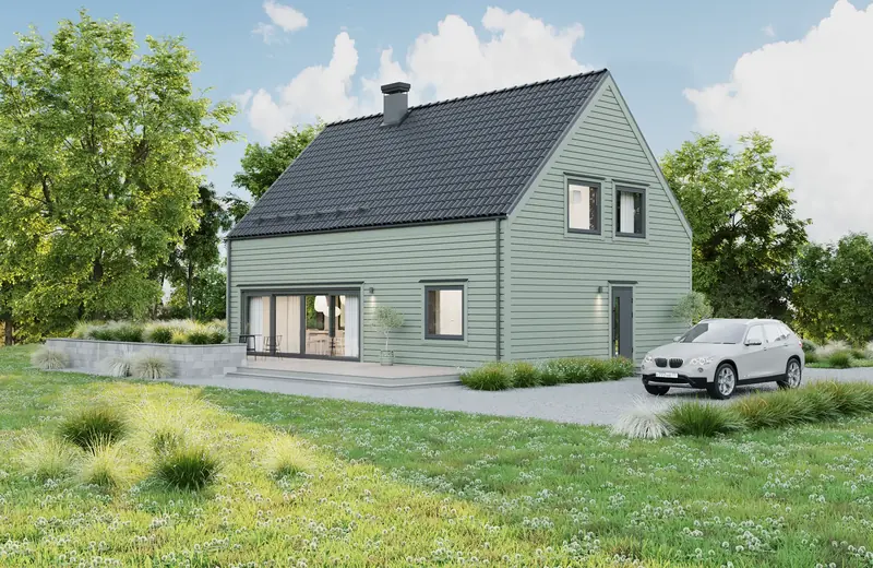 1½-planshus Idre 154, exteriör, bild 3