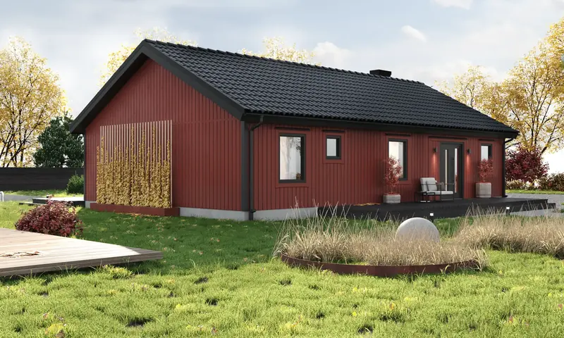 Enplanshus Laxå 150, exteriör, bild 4