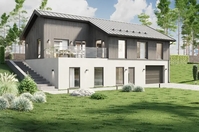 Suterränghus Lunna 186, exteriör, bild 2